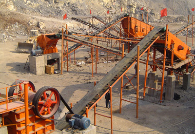 Stone crushing plant